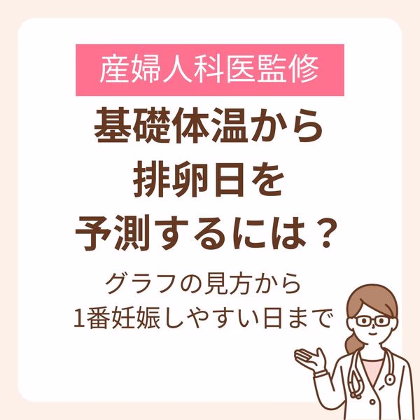 基礎体温グラフから排卵日を予測し、1番妊娠しやすい日を見極めるポイント