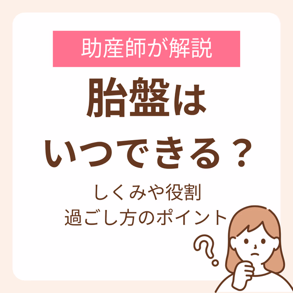 胎盤はいつできる?助産師が解説するしくみや役割、完成前後の過ごし方のポイント