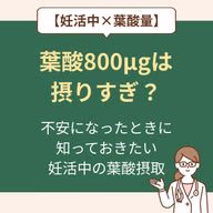 妊活中の葉酸摂取を考える